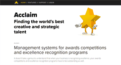 Desktop Screenshot of acclaimworks.com
