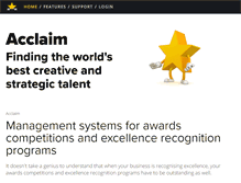 Tablet Screenshot of acclaimworks.com